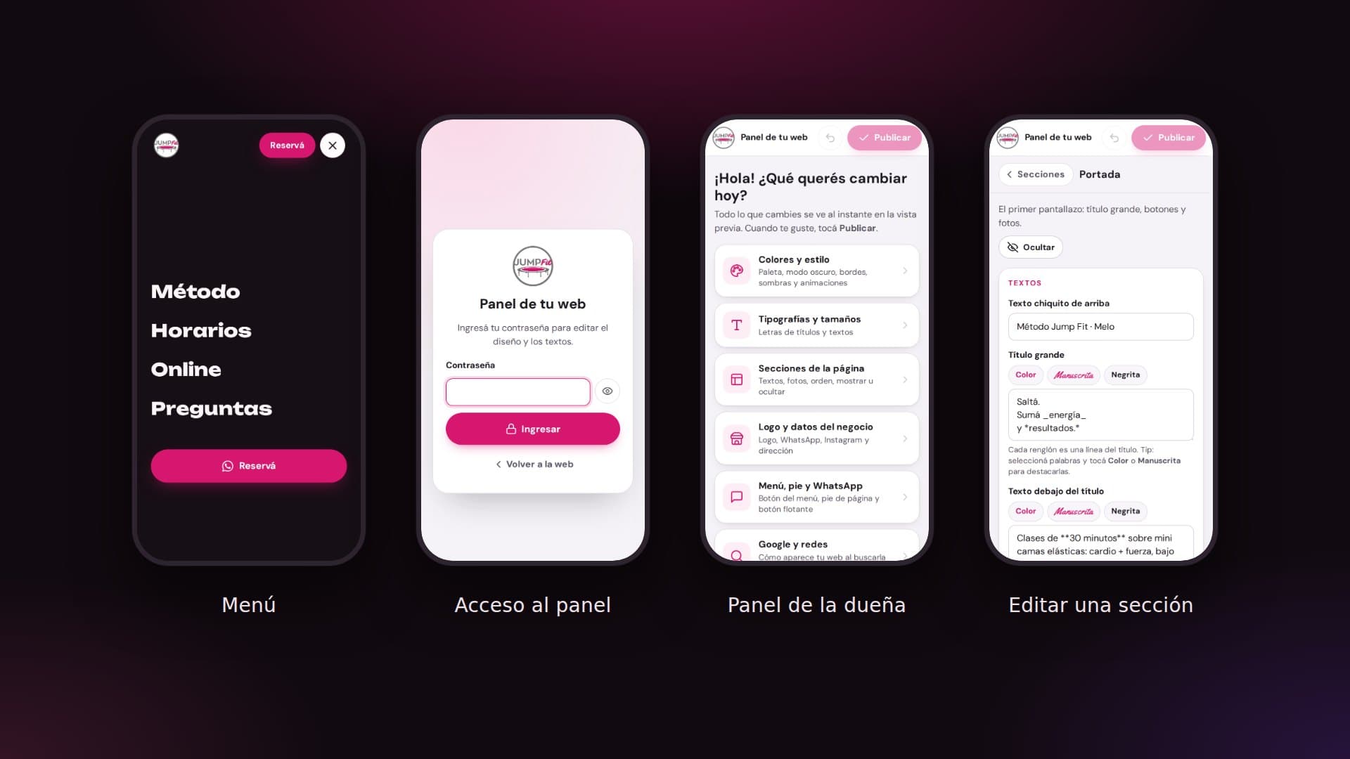 Jump Fit — versión celular