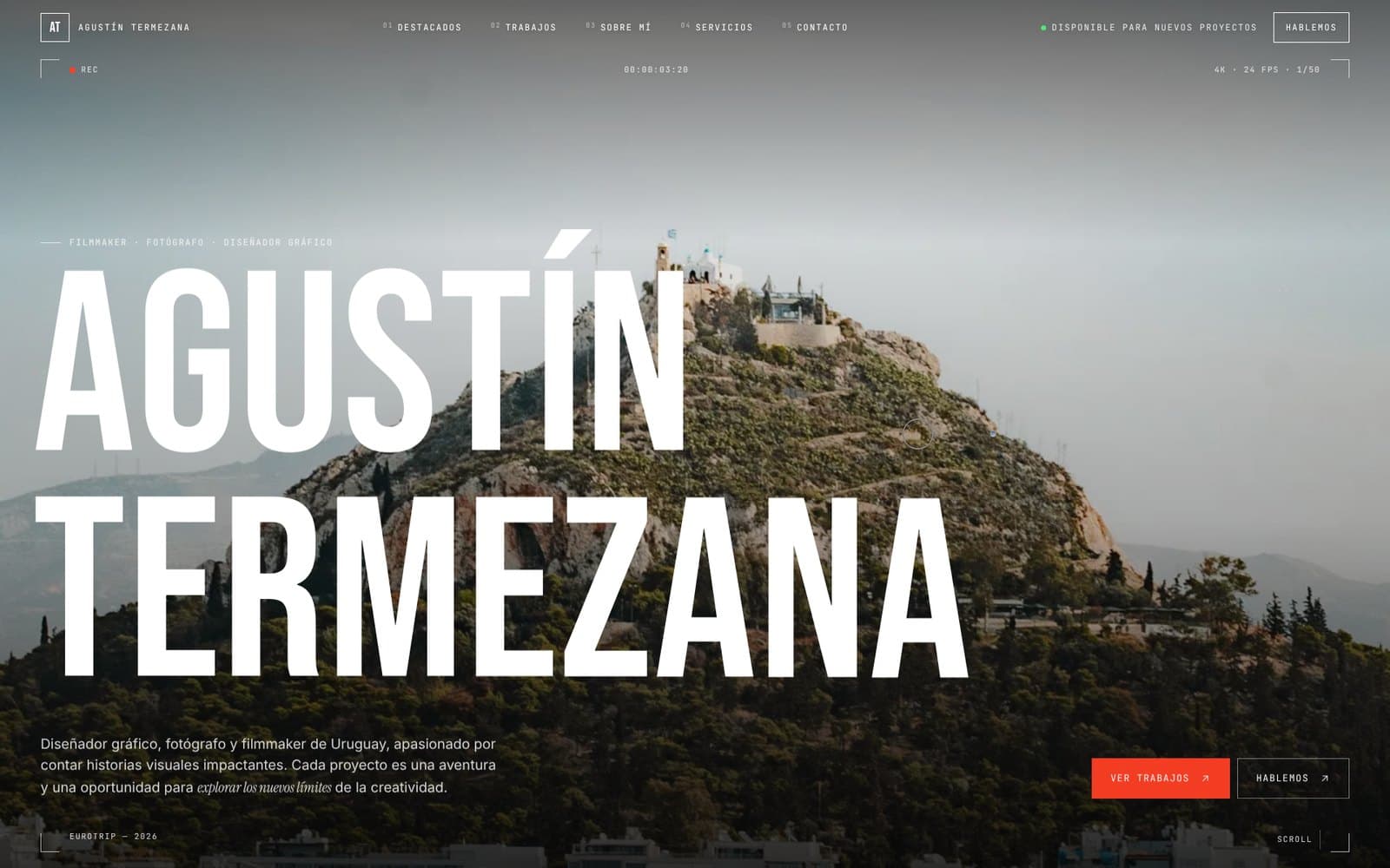 Agustín Termezana: portfolio cinematográfico para un filmmaker y fotógrafo (en desarrollo)